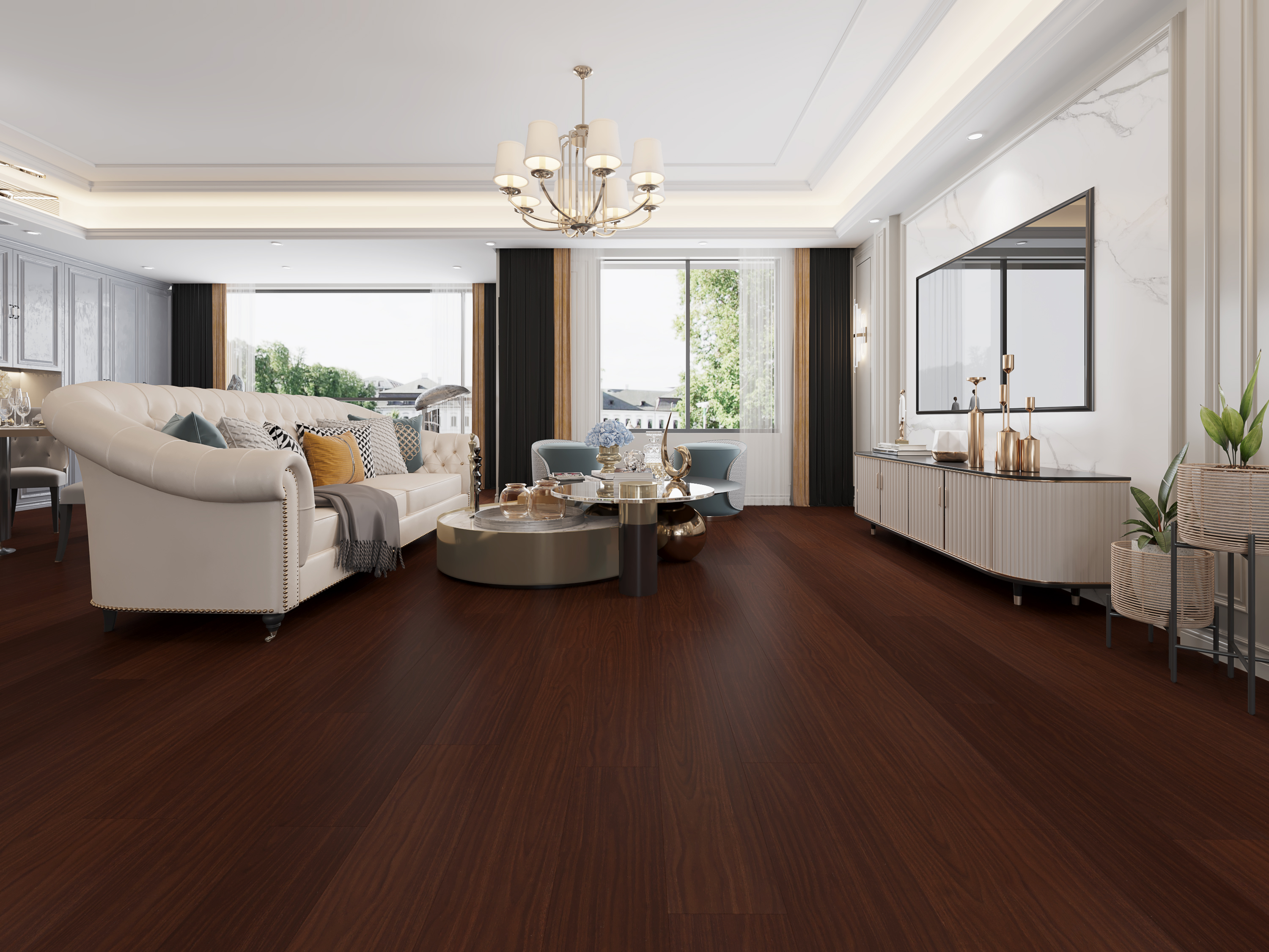 How much is the price of spc flooring per square meter and how to choose high quality spc flooring